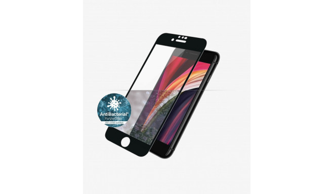 PanzerGlass Apple, iPhone 6/6s/7/8/SE 2020, Hybrid glass, Black, Screen Protector