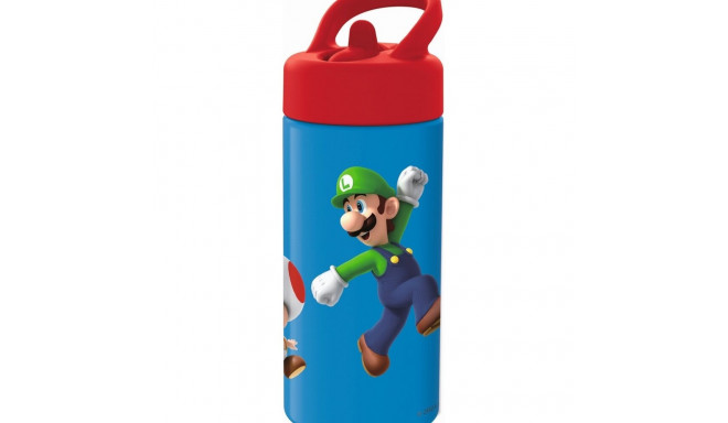 Ūdens pudele Super Mario Sarkans Zils (410 ml)