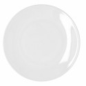 Plate Bidasoa Glacial Coupe Ceramic White (25 cm) (Pack 6x)