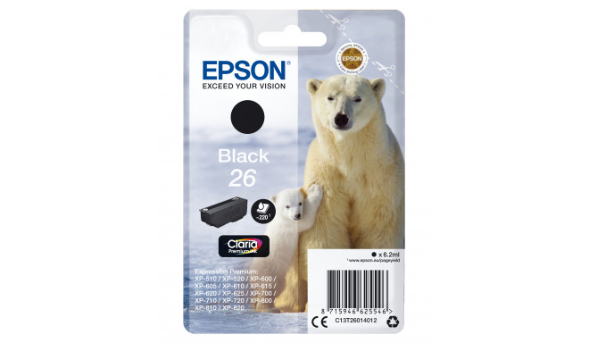 Epson tint T2601, must