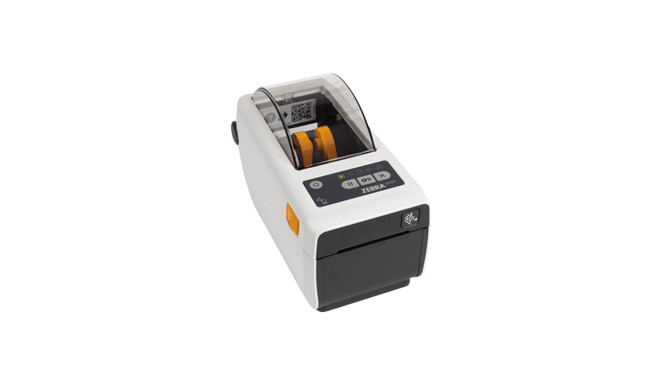 Zebra ZD411-HC, 8 dots/mm (203 dpi), RTC, USB, USB Host, BT (BLE), Ethernet, EPLII, ZPLII, kit (USB)