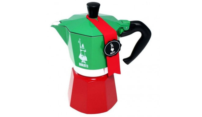 Bialetti 0005323 manual coffee maker Moka pot 0.24 L Green, Red, White