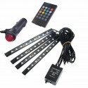 ZD65A OŚWIETLENIE WNĘTRZA AUTA RGB4x9LED