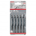 Bosch Jigsaw blade T144DP - 5 pieces black