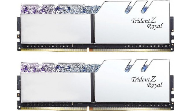 G.Skill RAM DDR4 32GB 3600 CL 18 Dual kit Trident Z Royal Silver (F4-3600C18D-32GTRS)