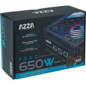 AZZA PSAZ-650W ARGB 650W, PC power supply (black, 2x PCIe)