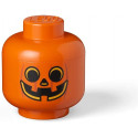 Room Copenhagen LEGO Storage Head "Pumpkin", small, storage box (orange / black)