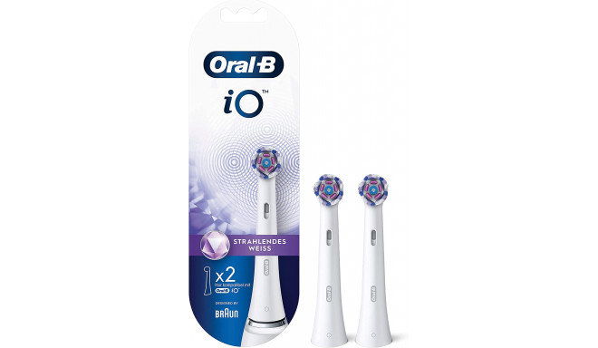 Braun Oral-B brush heads iO Radiant White 2er (white)