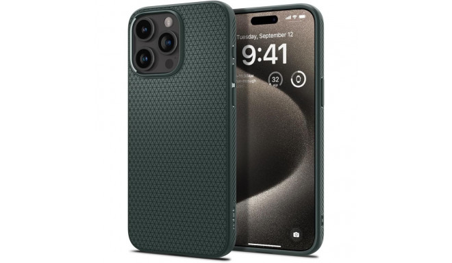 Spigen Liquid Air case for iPhone 15 Pro Max 6,7" abyss green