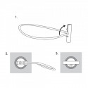 BUNGEE CORD T BAR elastne kumm koos pöörleva T-vardaga, 15 cm pikk - 10 tk blister