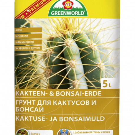 Cactus & Bonsai soil ASB Premium 5L