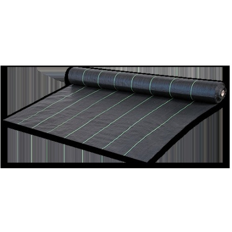 Anti-weed woven PP black UV, 70g, 3,2 x 100m