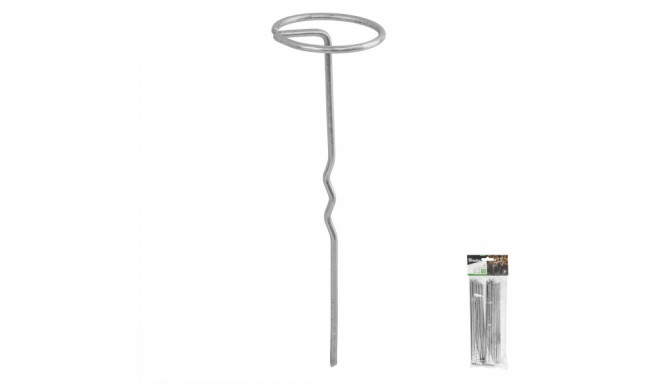 Galvanized metal pin in the shape of "G" width 6cm / height 20cm