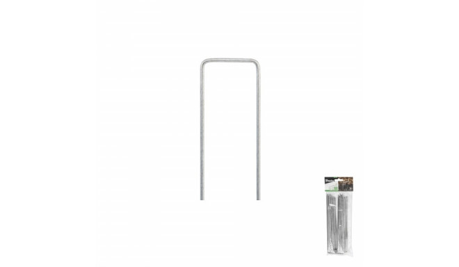 Galvanized metal pin in the shape of "U" width 3cm / height 15cm