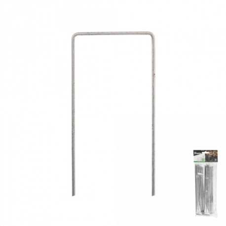 Cinkuotas metalinis kaištis "U" formos plotis 7cm / aukštis 20cm