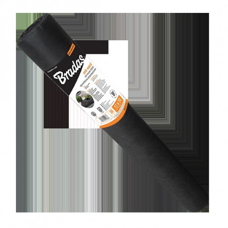 Geotekstilė Bradas 1,1 x 100 m, 50 g/m2, juodos spalvos