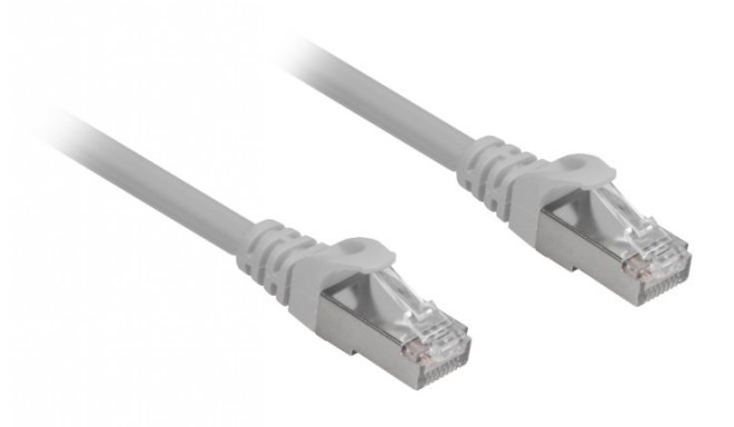 Sharkoon network cable RJ45 CAT.6a SFTP LSOH grey 2,0m - HalogenFree