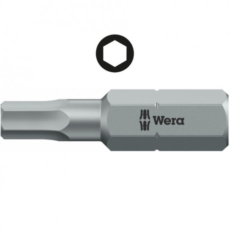 Standardne kruvikeeraja otsak Wera 840/1 Z HEX-PLUS 9/64" x 25mm