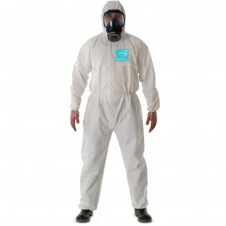 Disposable coverall Type 5/6 Ansell Alphatec 2000, white, size L