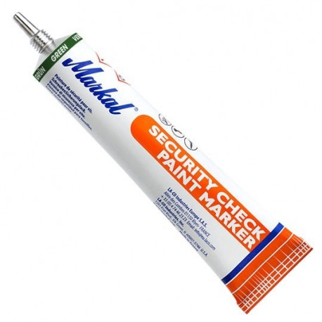 Markal security check paint marker green