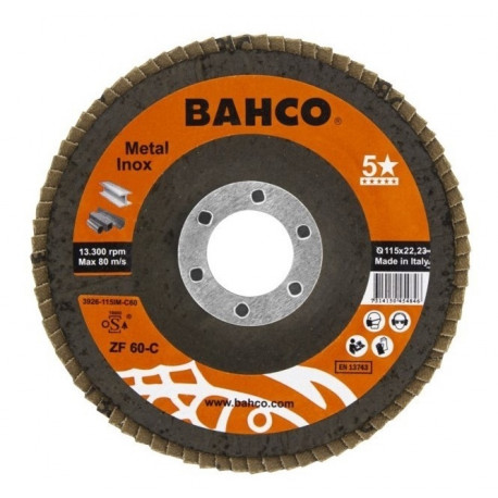 Flap disc INOX+Fe P120 125x22.23mm