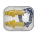 Reusable ear plugs with cord Uvex Whisper Supreme, yellow, SNR 30dB, size L, in a plastic mini box