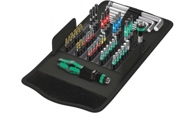 Wera Kraftform Kompakt 100 biti ja L-Key komplekt 52tk