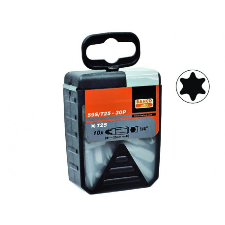 Bits TORX T10 25mm 30pcs