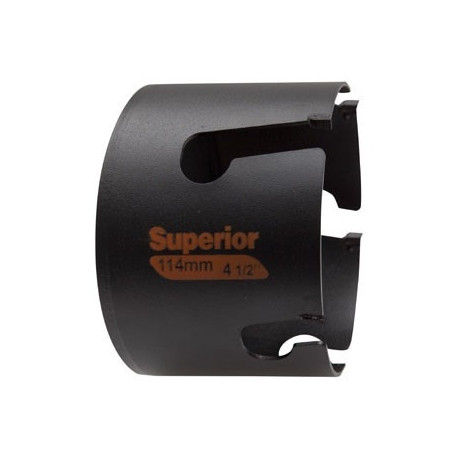 Multi construction holesaw Superior 159mm with carbide tips, depth 71mm
