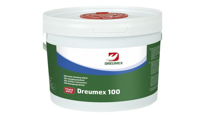 Hand and surface cleaning wipes Dreumex 100 Power Wipes. 100pcs wipes in a bucket