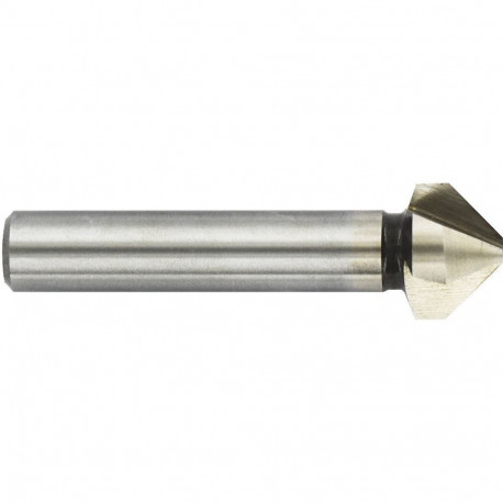 Countersink 90°, ØD 16,5 mm, shank 10 mm, HSS-E5. Bright, uncoated.