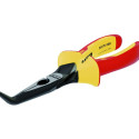 Insulated snipe nose pliers, bent tip 45º 200mm 1000V VDE