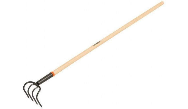 Kultivatorius su 4 plieniniaus dantimis, medinis kotas, 137cm Truper®
