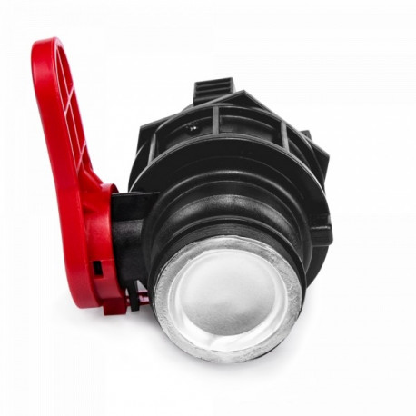 IBC kuulventiiliadapter S75x6 sisekeere (plastikust äärik), S60x6 väliskeere