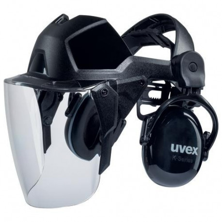 Faceguard Uvex Pheos koos kuulmiskaitsega (SNR:28), 52-64cm