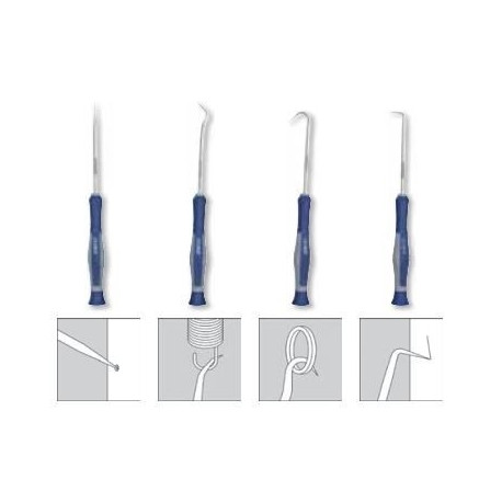 Mini pick and hook set 4 pcs Irimo