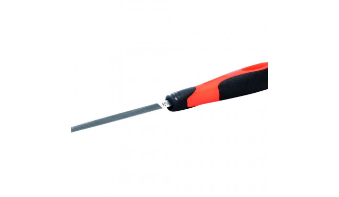 Slim taper triangular saw sharpening file 6" 150mm second cut with handle
