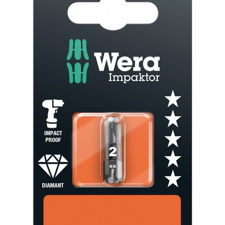 Wera 855/1 Impaktor bit PZ 3 x 25mm