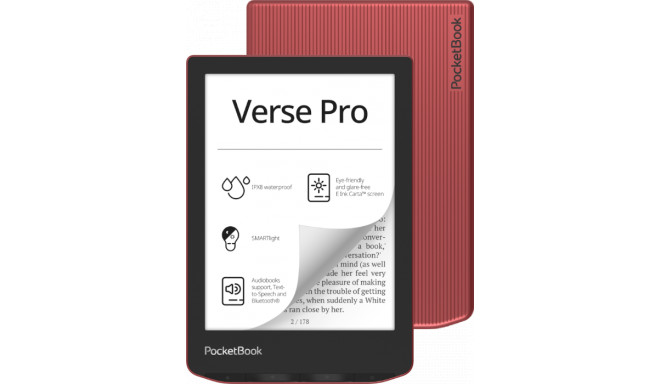 PocketBook электронная книга Verse Pro 6" 16GB, passion red