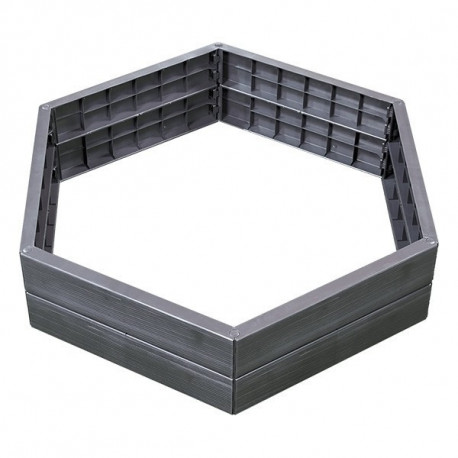 Tugev kõrge peenrakast ERGO 110x95x25cm Garantia, pikendatav, puiduimitatsioon