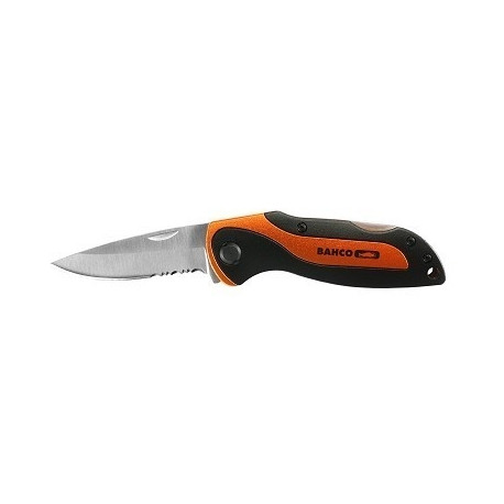 Sports knife Bahco with 75mm partially serrated blade