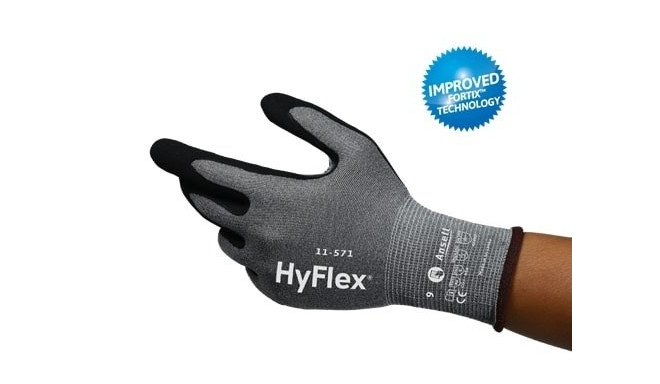 Safety gloves Ansell HyFlex® 11-571, cut resistance level D, size 11