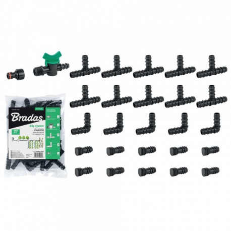 Set of accessories for drip line 16mm - 27pcs.
