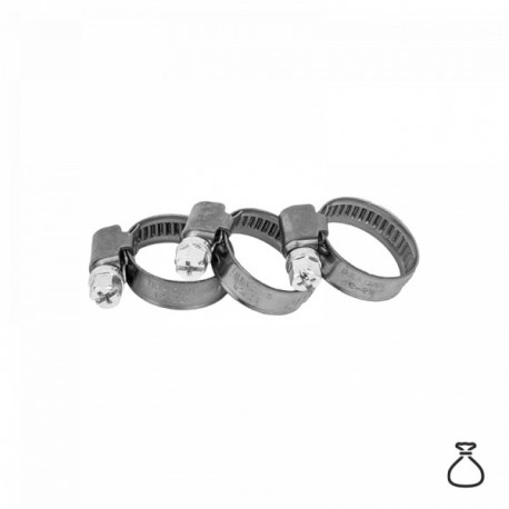 Stainless zebra hose clamp BRADAS 16-27mm