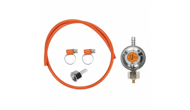 Propan-But gas connection set with 1m hose and straight connector