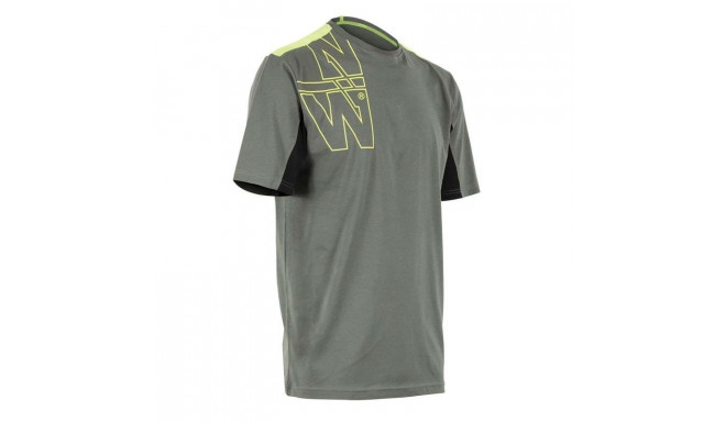 Work T-shirt North Ways Peter 1210, khaki/fluo yellow size M