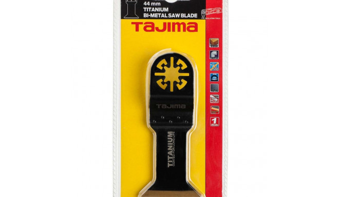 Multitool bimetal saw blade titanium coated, flush cut 44mm. For wood, plastic and metal