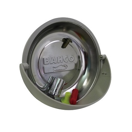 Round magnetic storage dish Bahco with PVC extension diam.150mm