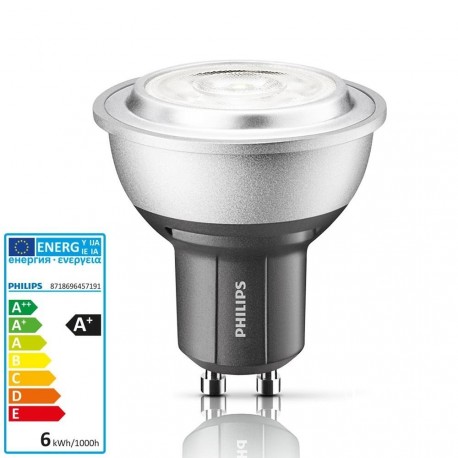 Philips Master LEDspot 5.4W GU10 25° 930 - 3000K - dimmable - LED lamps ...