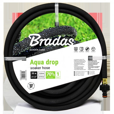 Poorne kastmisvoolik AQUA-DROP 1/2" 30m